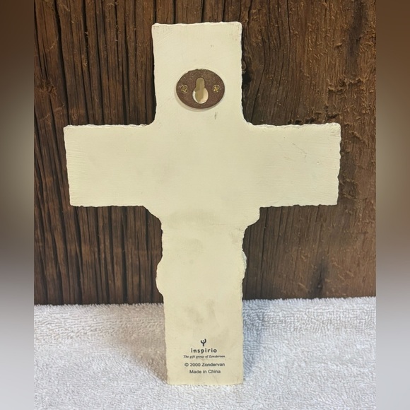 Decorative CROSS Inspirio ​The Lord Bless U n Keep U Verse 6:24-26 Wall 8x5 7/8" - Picture 2 of 5